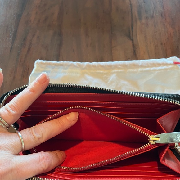 Christian Louboutin Multicolor Love Zip Wallet - Picture 8 of 15